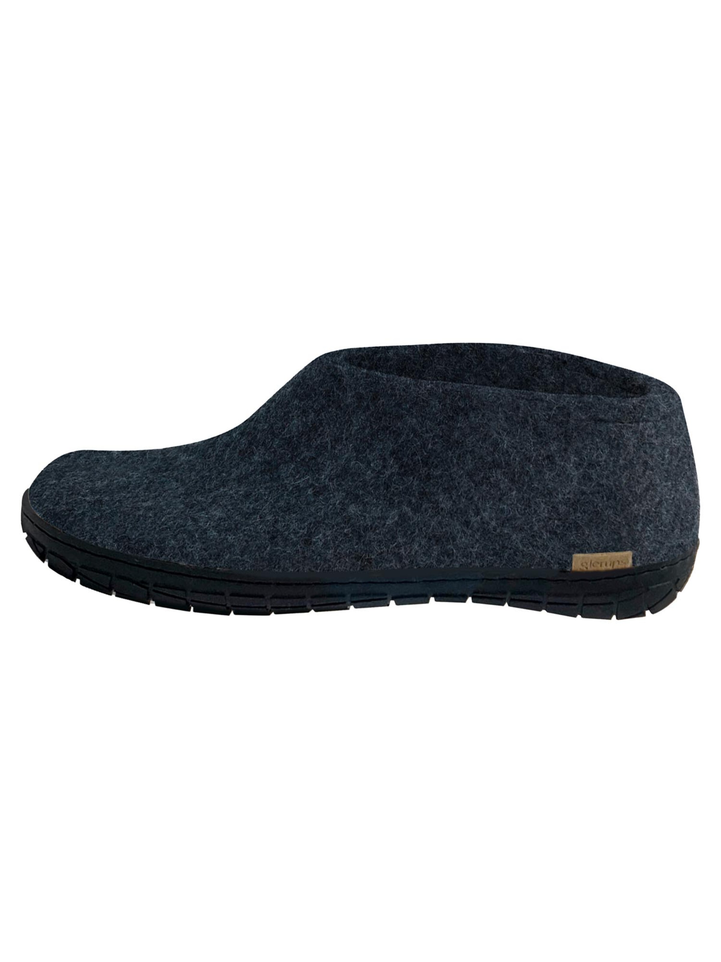 Glerups Huisschoenen 'Kautschuksohle Schwarz' in Blauw: voorkant