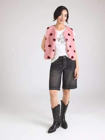 Tricou 'Fe44rdi' de la Hailys pe alb