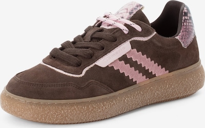 Sneaker low Tamaris pe maro coniac / roz pal, Vizualizare produs