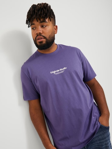 T-Shirt 'VESTERBRO' Jack & Jones Plus en violet