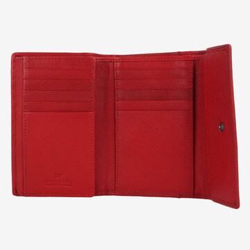 Braun Büffel Wallet 'Anna' in Red