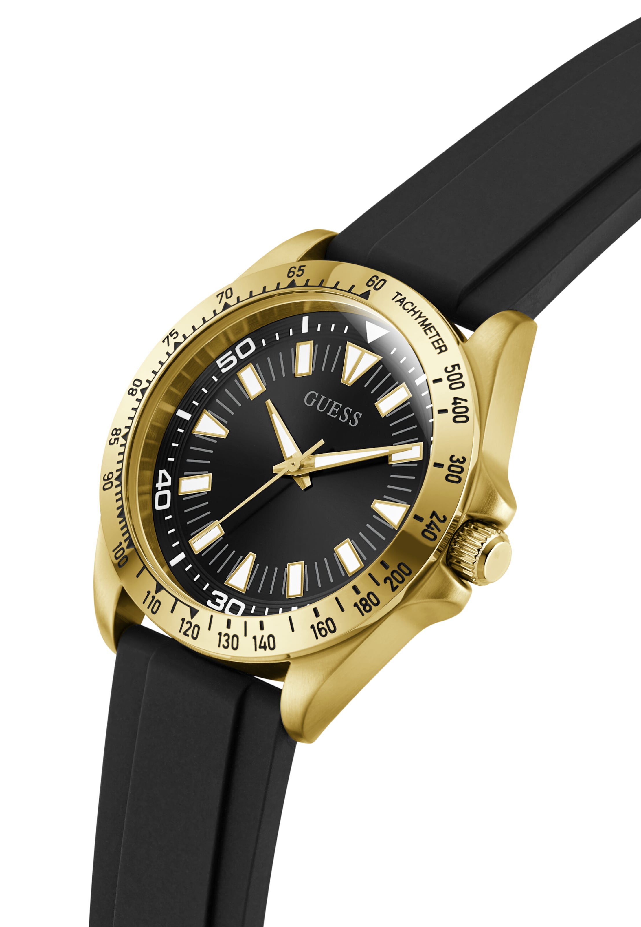 GUESS Analoog horloge ' OPALINE ' in Zwart