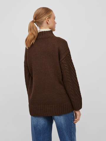 VILA Sweater 'Apoline' in Brown