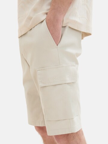 TOM TAILOR Regular Cargobroek in Beige