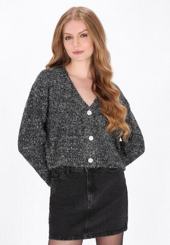 Cardigan DreiMaster Vintage en gris : devant