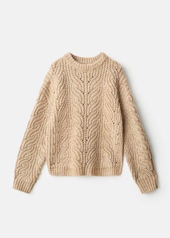 MANGO KIDS Sweater 'Maple' in Brown