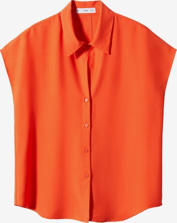 MANGO Blouse 'LIM' in Rood: voorkant