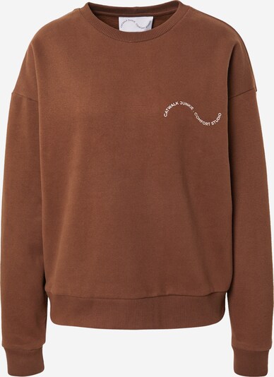 Comfort Studio by Catwalk Junkie Sweater majica u tamno bež / bijela, Pregled proizvoda