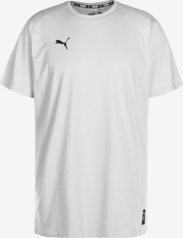 PUMA Functioneel shirt 'Hoops Team' in Wit: voorkant