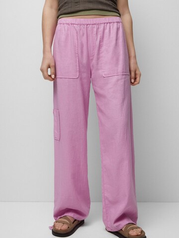 Pull&Bear Loose fit Pants in Pink