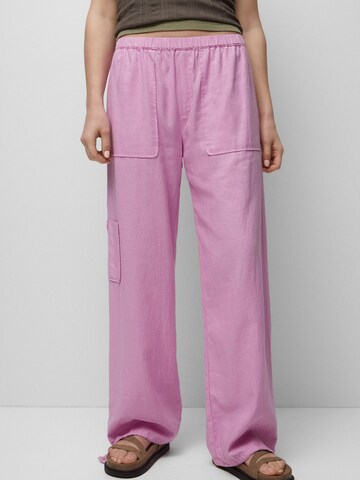 Loosefit Pantaloni di Pull&Bear in rosa