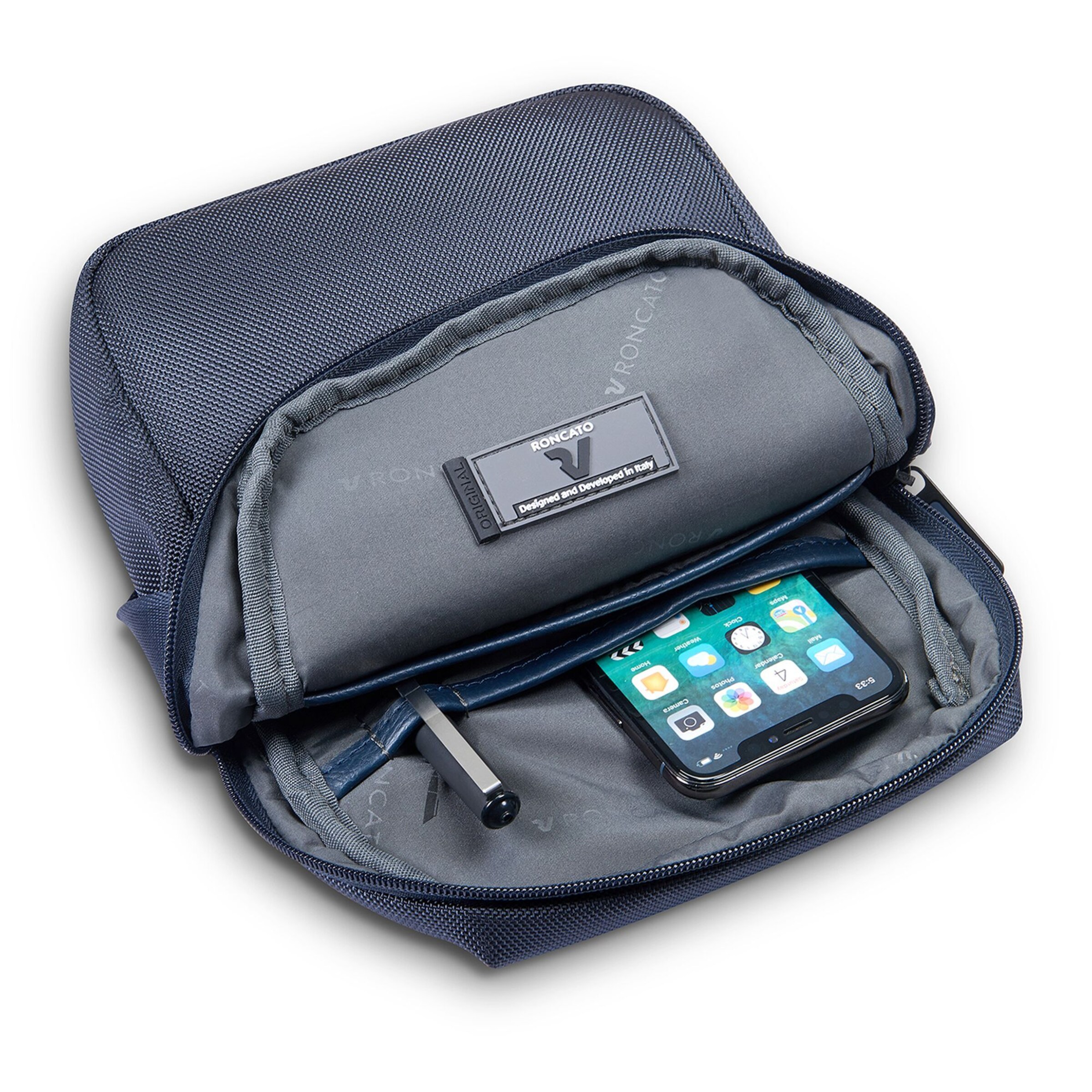 Roncato Umhängetasche 'Panama 4.0' in Blau