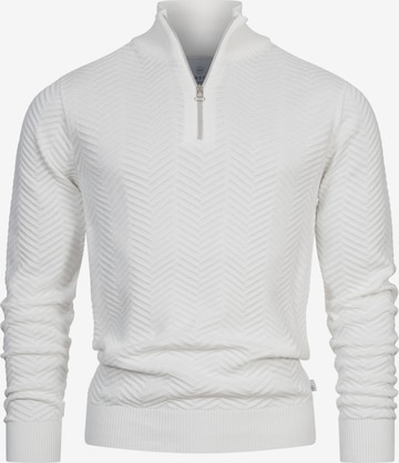 Pull-over 'Carlo' Kronstadt en blanc : devant