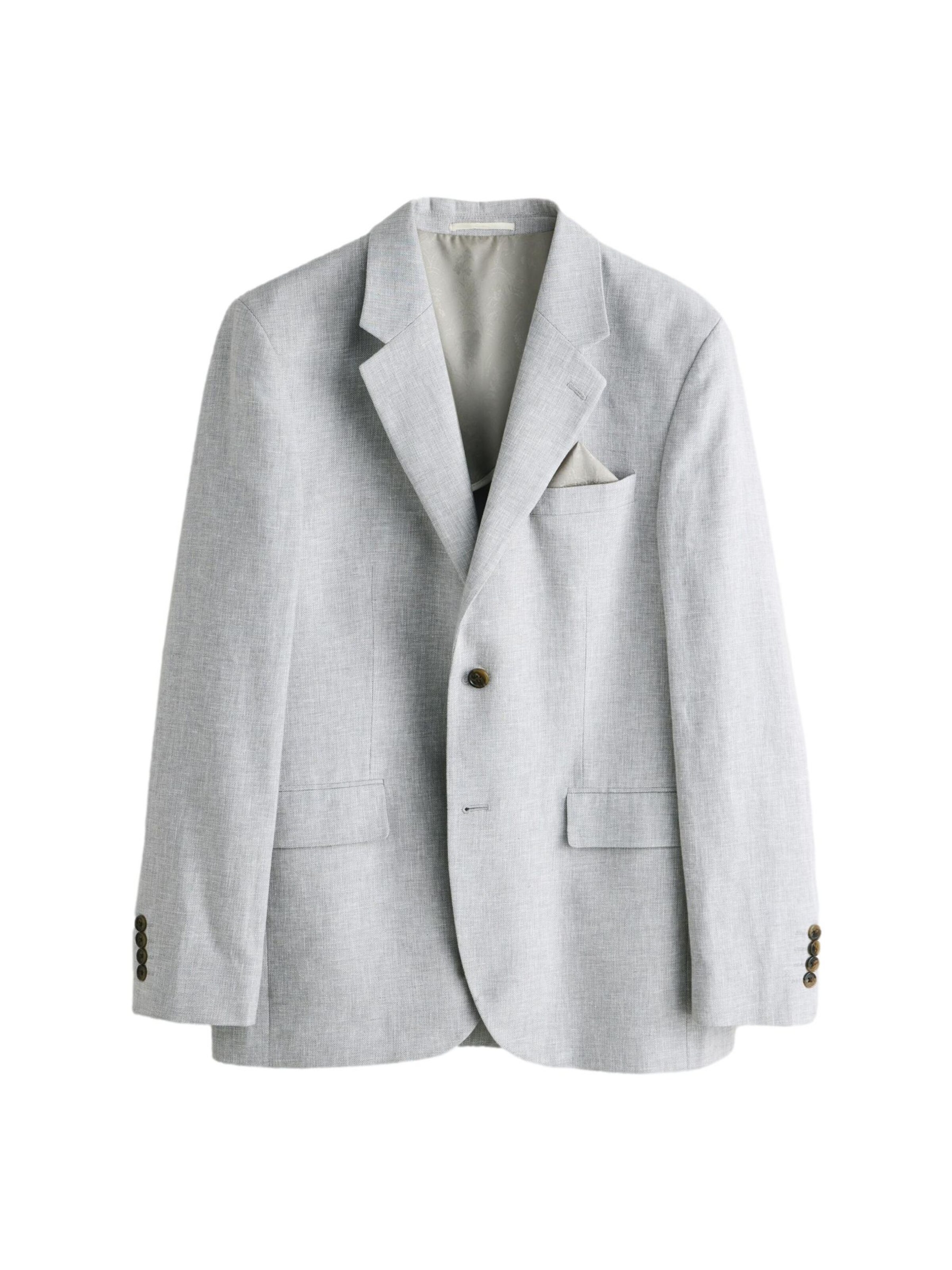 Next Slim Fit Sakko in Grau: Vorderseite