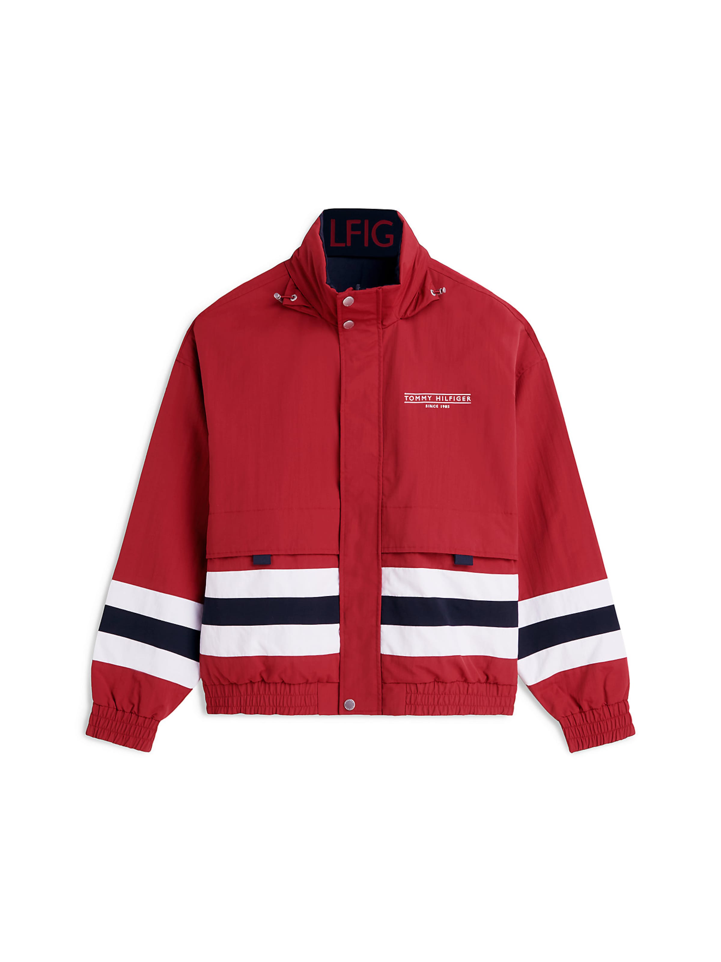 TOMMY HILFIGER Tussenjas in Rood: voorkant
