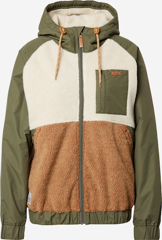 Iriedaily Between-Season Jacket in Green: front