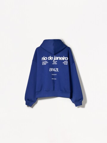 Bershka Sweatshirt i blå