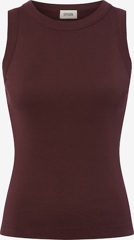 DRYKORN Top ' Olina ' in Braun: Vorderseite