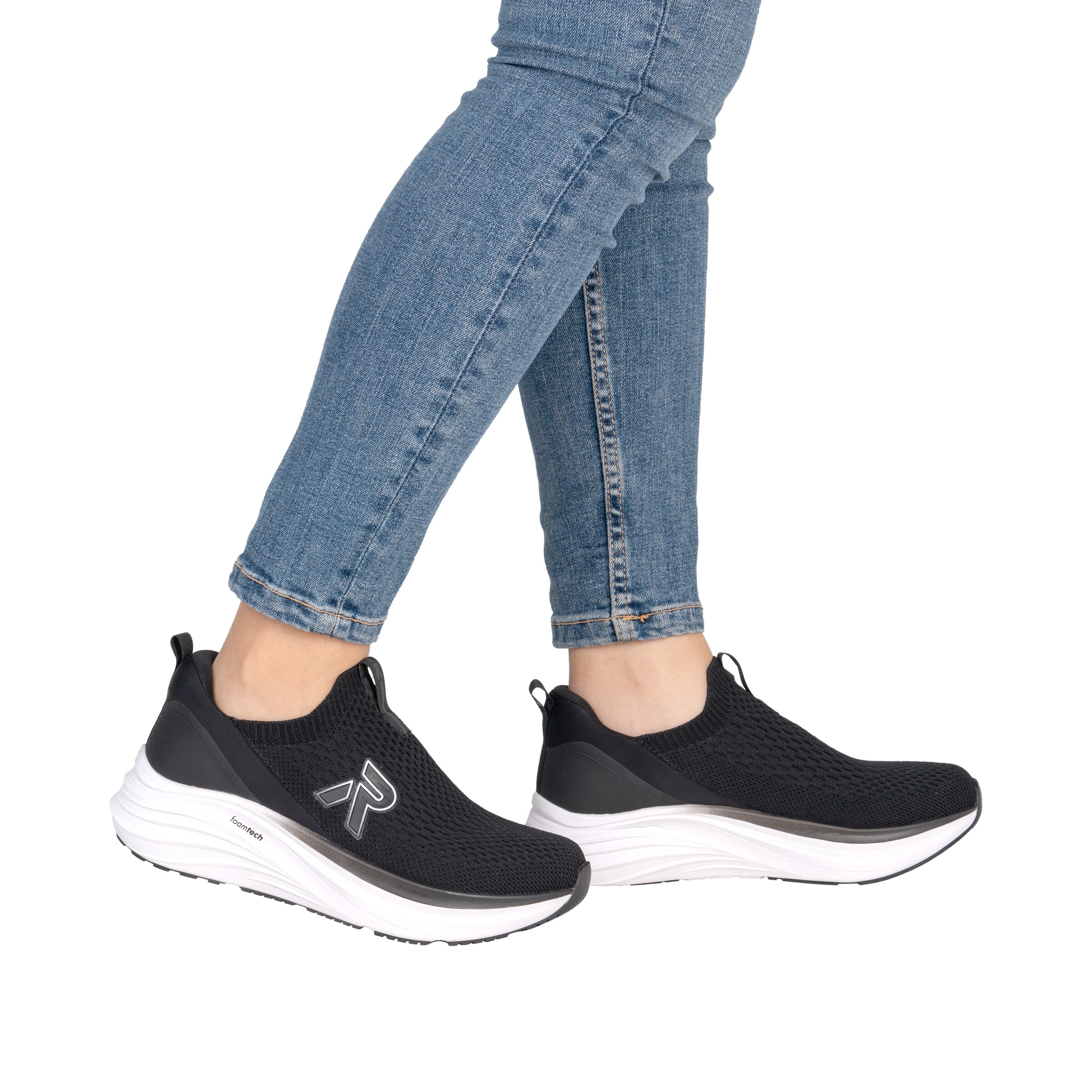 Slip on Rieker Sport en noir