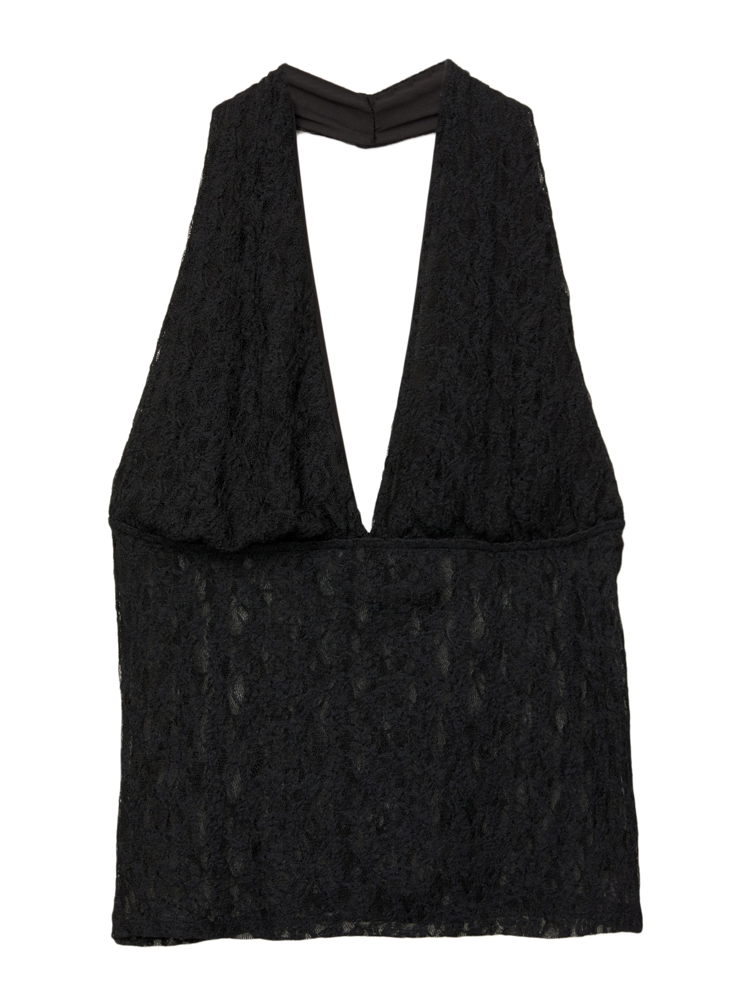 Pull&Bear Toppi värissä musta: etupuoli