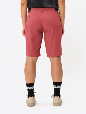 VAUDE Regular Outdoorbroek 'Loamer' in Rood