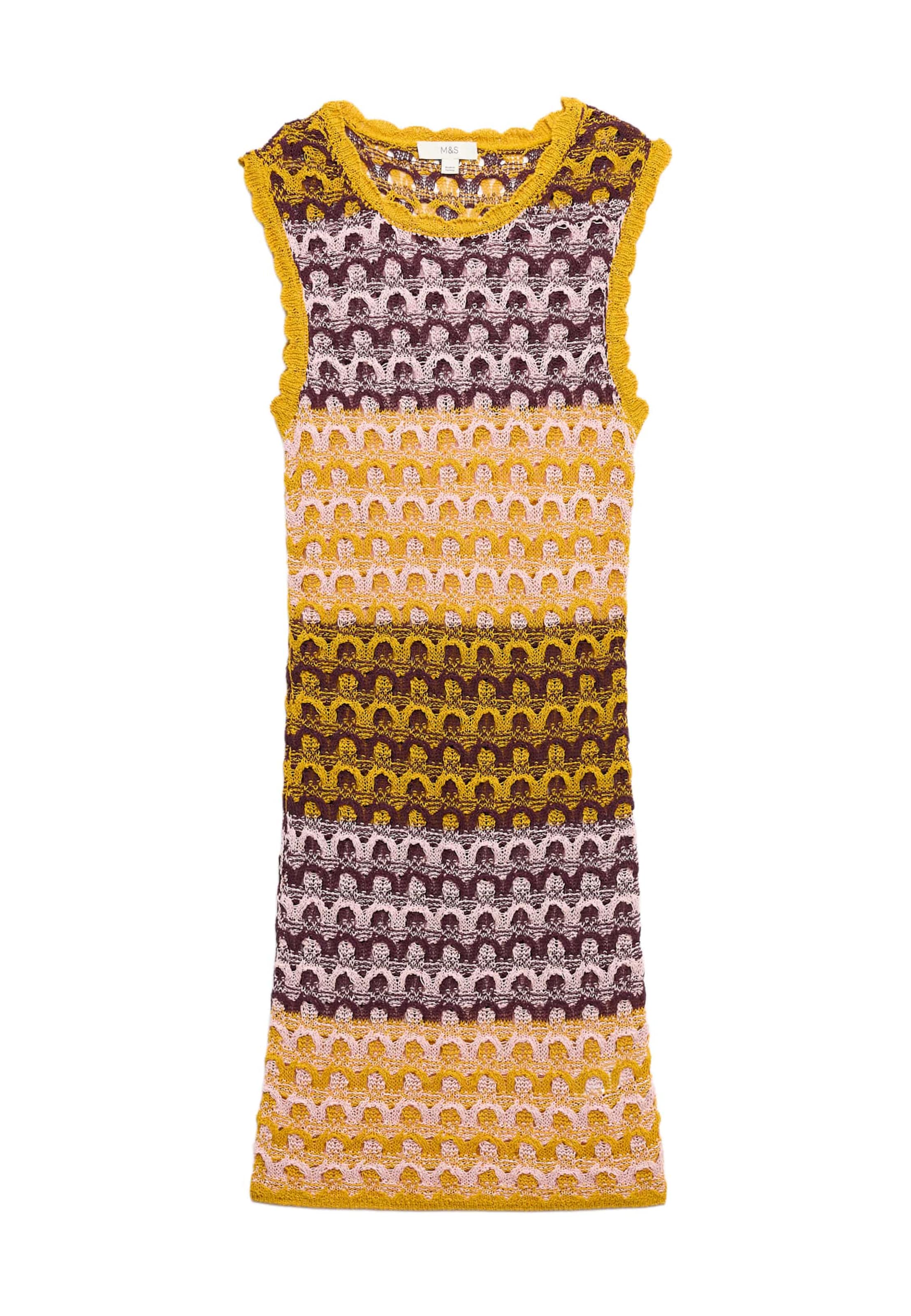 Marks & Spencer Kleid in Gelb: Vorderseite