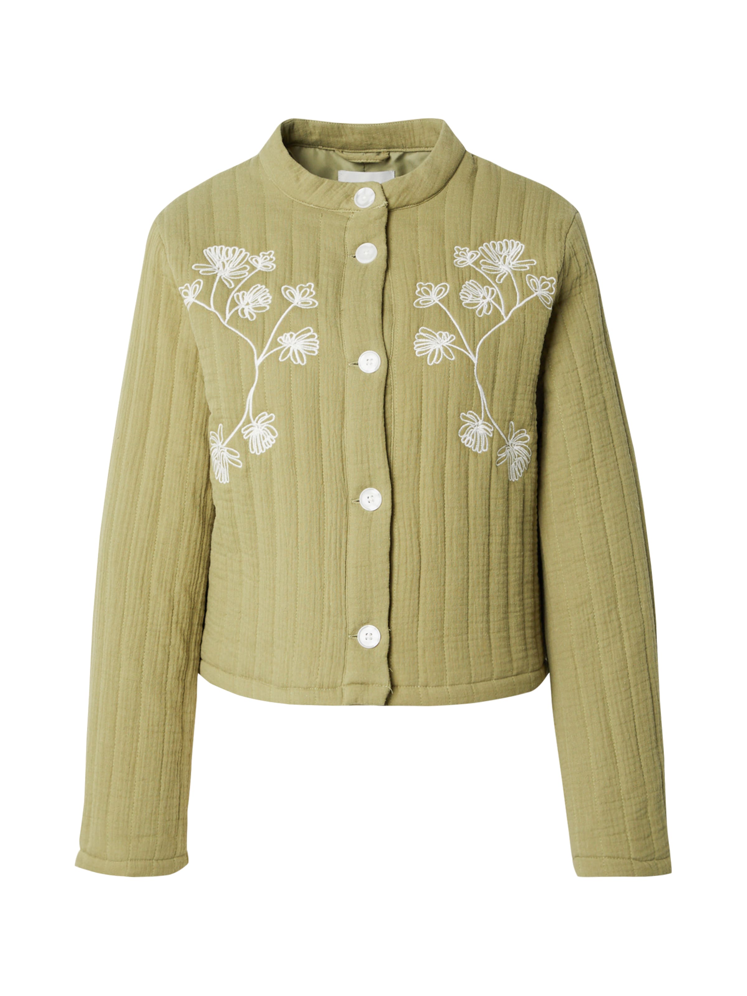 ONLY Between-Season Jacket 'ONLAURA' in Pastel green / White, Item view