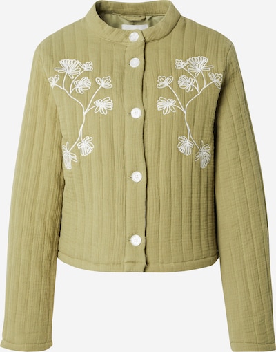 Demisezoninė striukė 'ONLAURA' iš ONLY, spalva – pastelinė žalia / balta, Prekių apžvalga