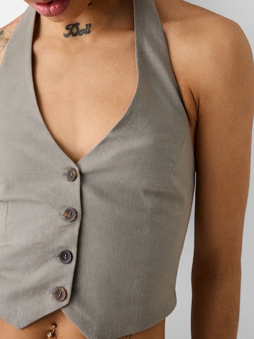 Bershka Vest in Beige