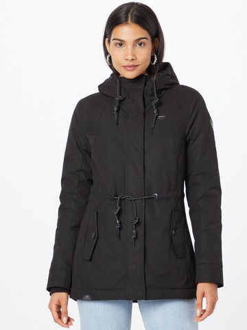 Ragwear Parka 'Monadis' in Schwarz: predná strana