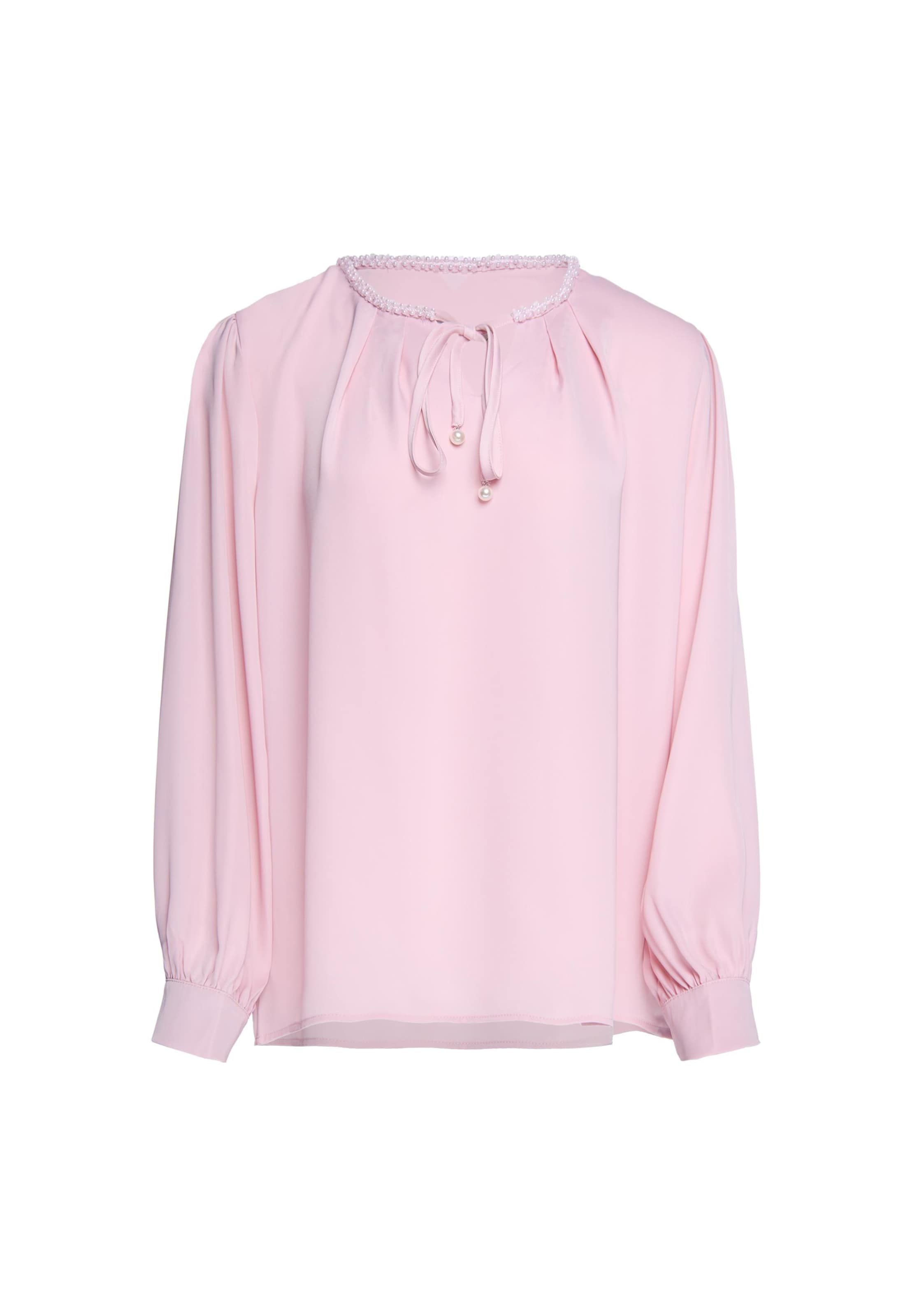 usha BLACK LABEL Blouse in Roze: voorkant