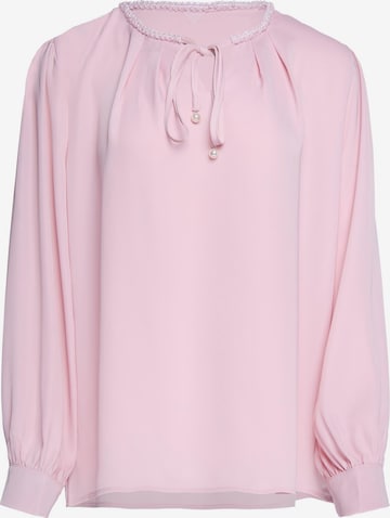 usha BLACK LABEL Blouse in Roze: voorkant
