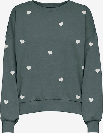 ONLY Sweatshirt 'ONLBROOKE' in Green: front
