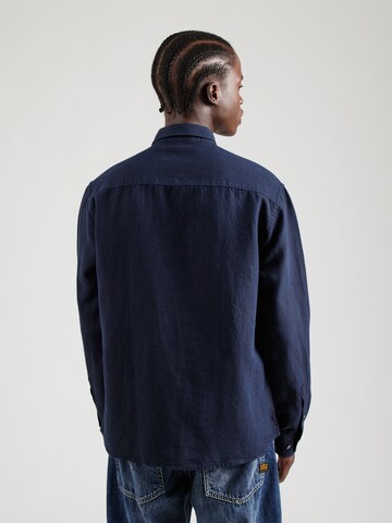 SELECTED Regular fit Button Up Shirt 'SLHLEROY' in Blue