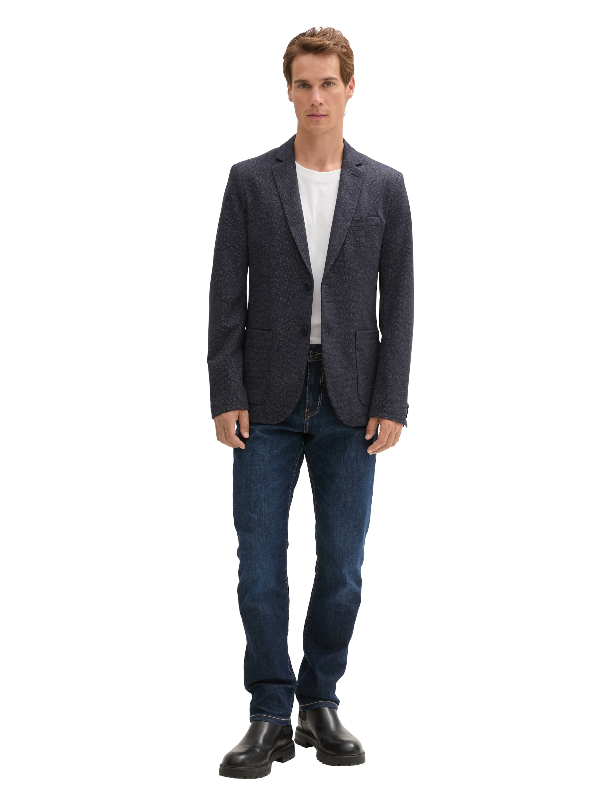 Coupe regular Veste de costume TOM TAILOR en gris
