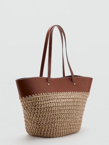 MANGO Shopper 'PAROS' in Brown