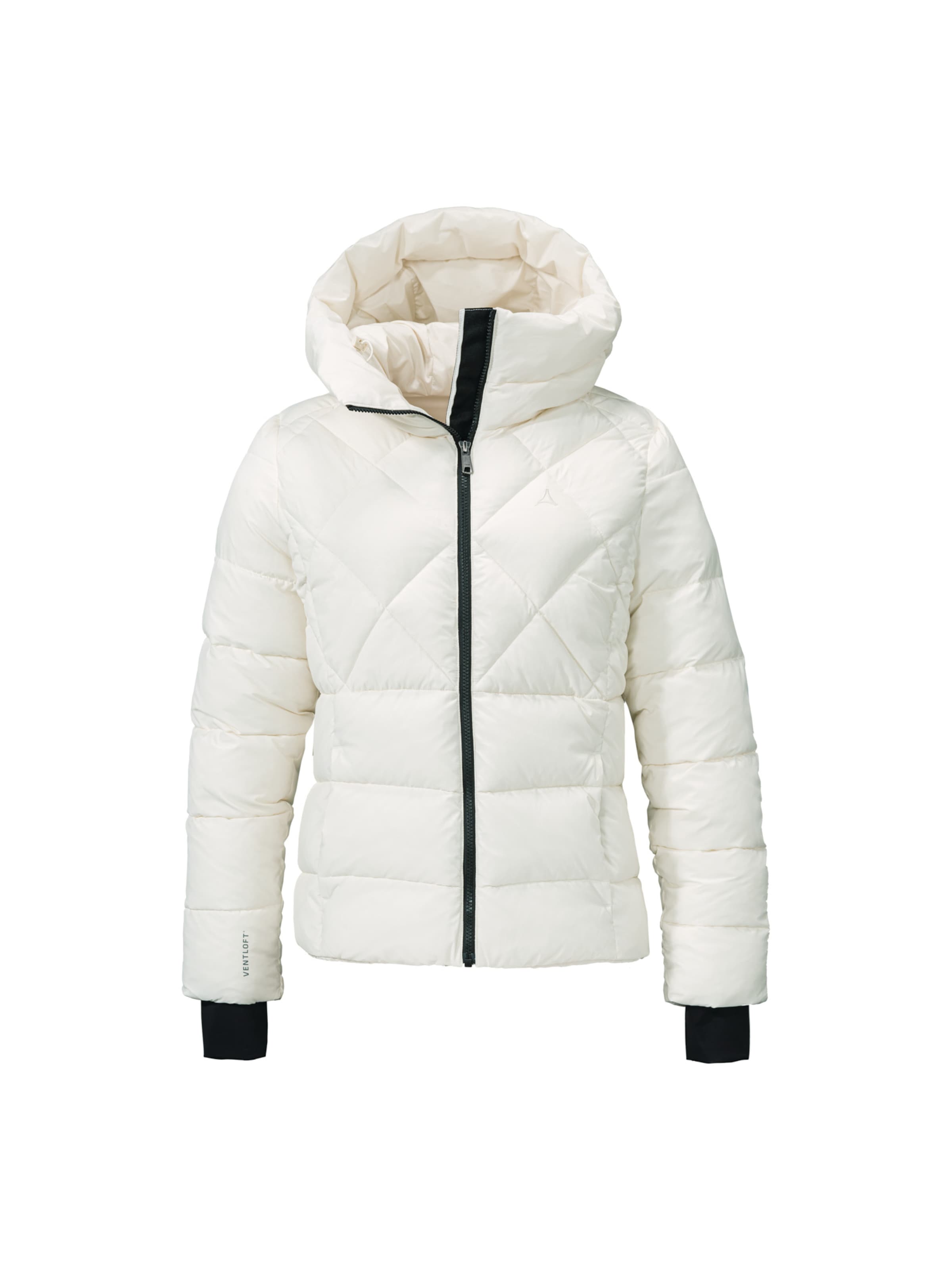 Schöffel Outdoorjas 'Boston' in Wit: voorkant