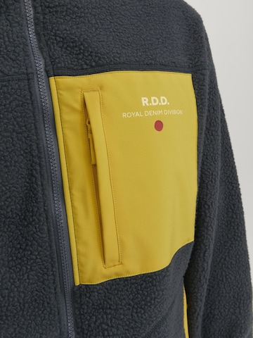 R.D.D. ROYAL DENIM DIVISION Fleece jas in Blauw