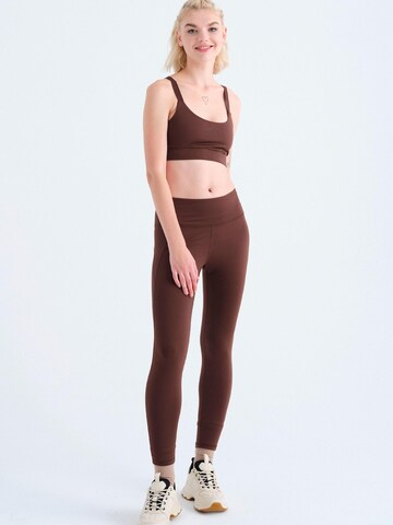 Rockupy Skinny Leggings 'Chandra' in Braun