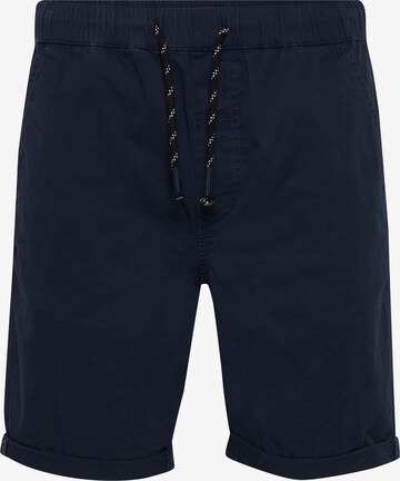 !Solid Regular Chino 'LINAN' in Blauw: voorkant