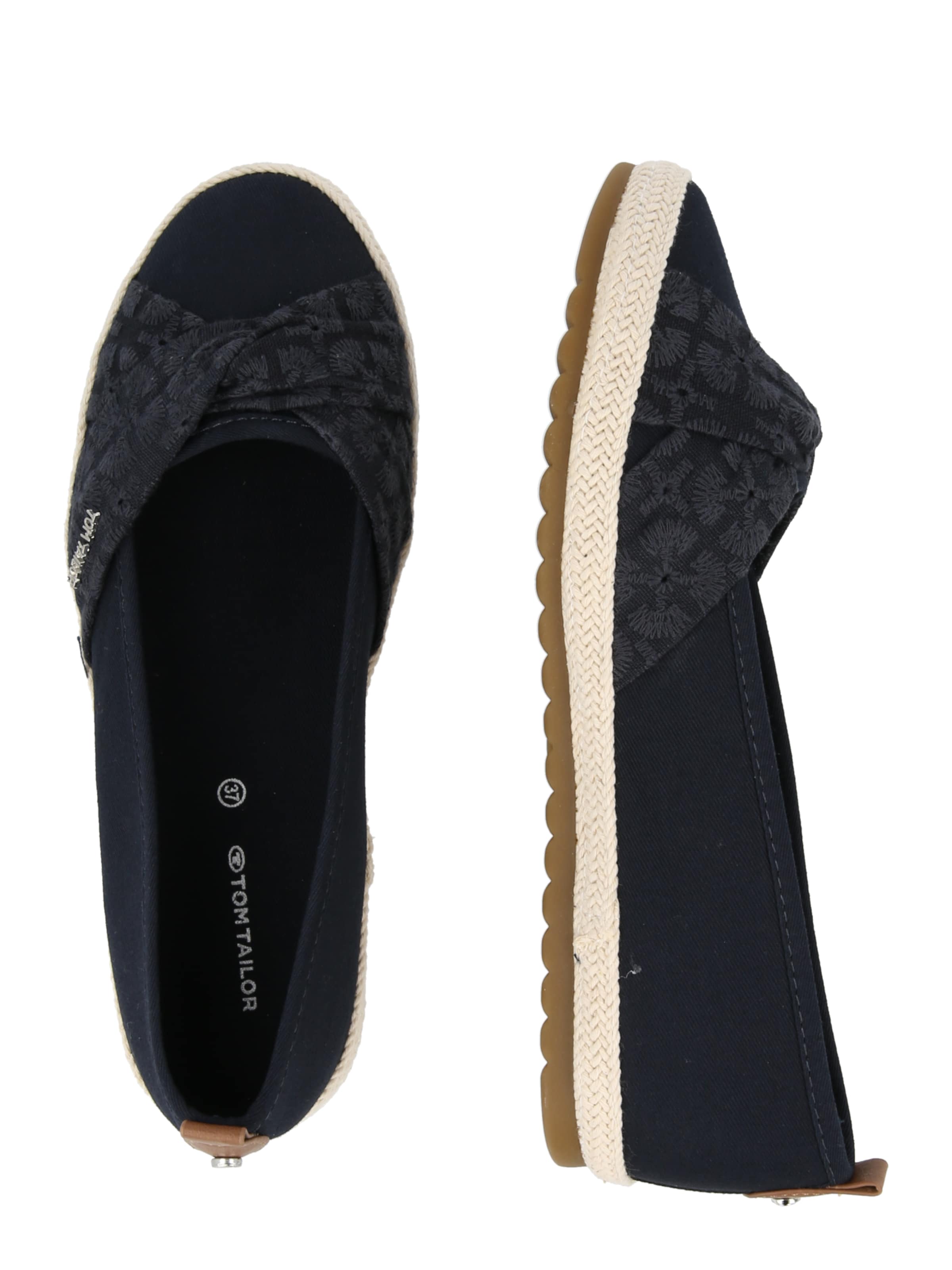 TOM TAILOR Espadrilles in Blau