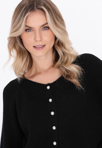 juoda DreiMaster Vintage Laisvas kardiganas 'Vintage'