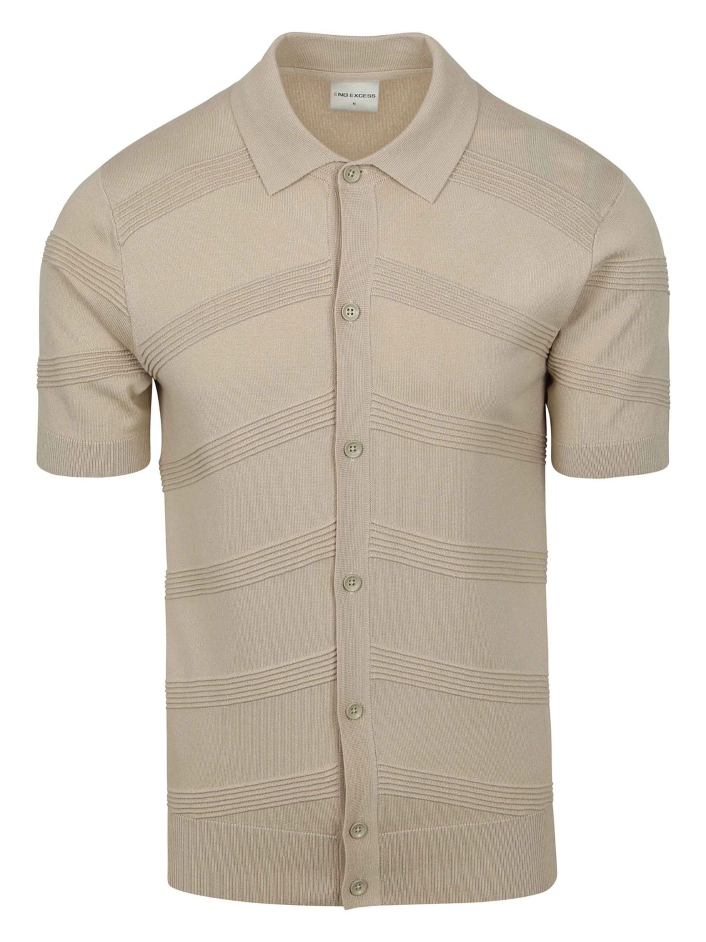 No Excess Gebreid vest in Beige: voorkant