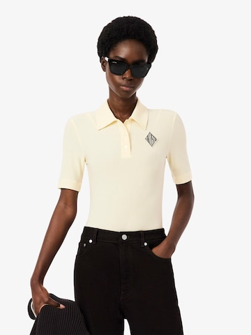 LACOSTE - Camisa em amarelo: frente