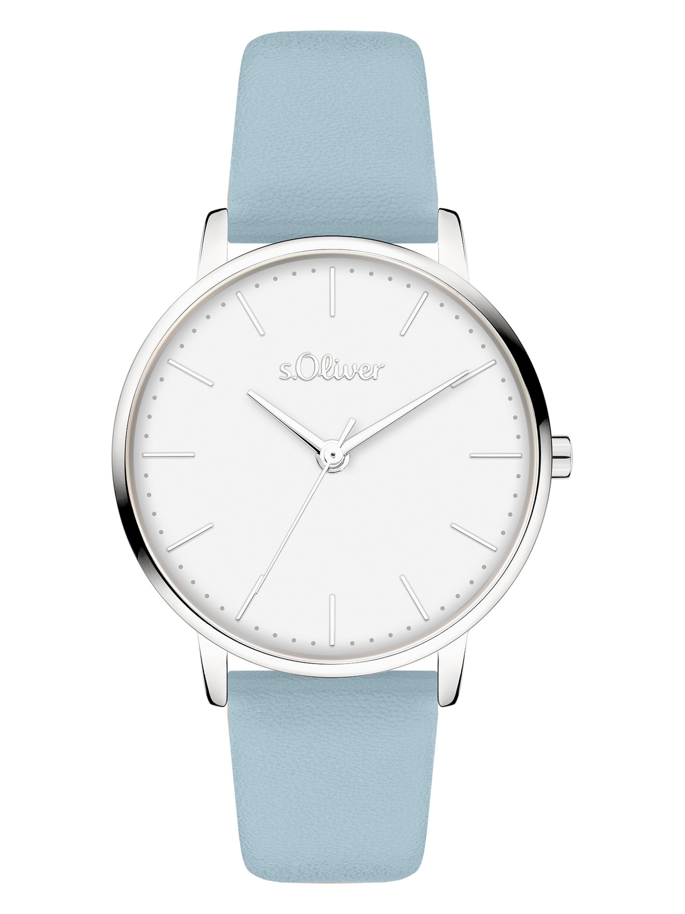 s.Oliver Analog Watch in Blue: front
