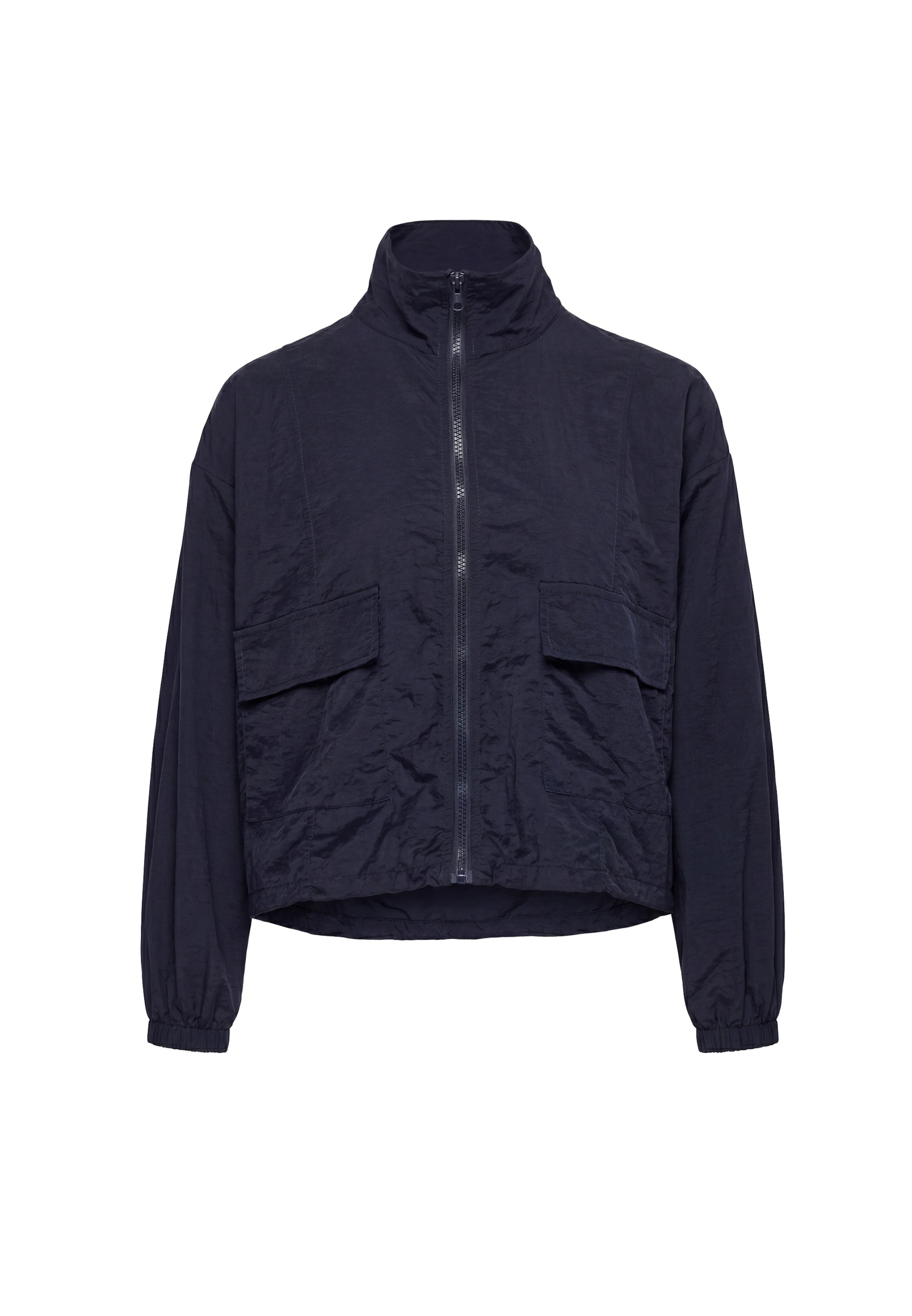 MO Between-season jacket in Blue: front