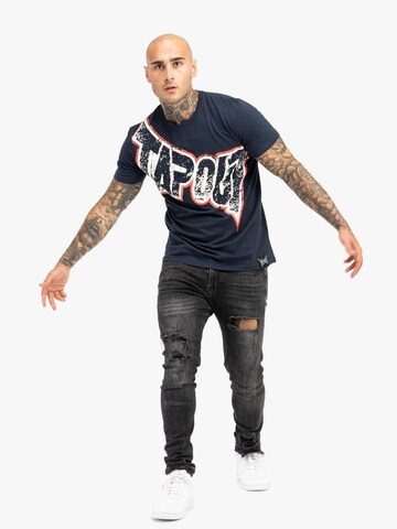 T-Shirt 'BERNARDINO' Tapout en bleu