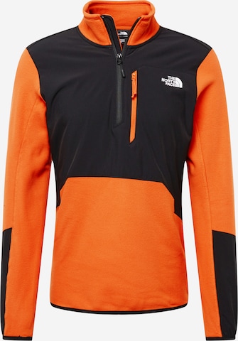 THE NORTH FACE Sportpullover 'Glacier' in Orange: front