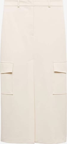 MANGO Rok 'Mirta' in Beige: voorkant