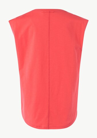 T-shirt comma casual identity en rouge : derrière
